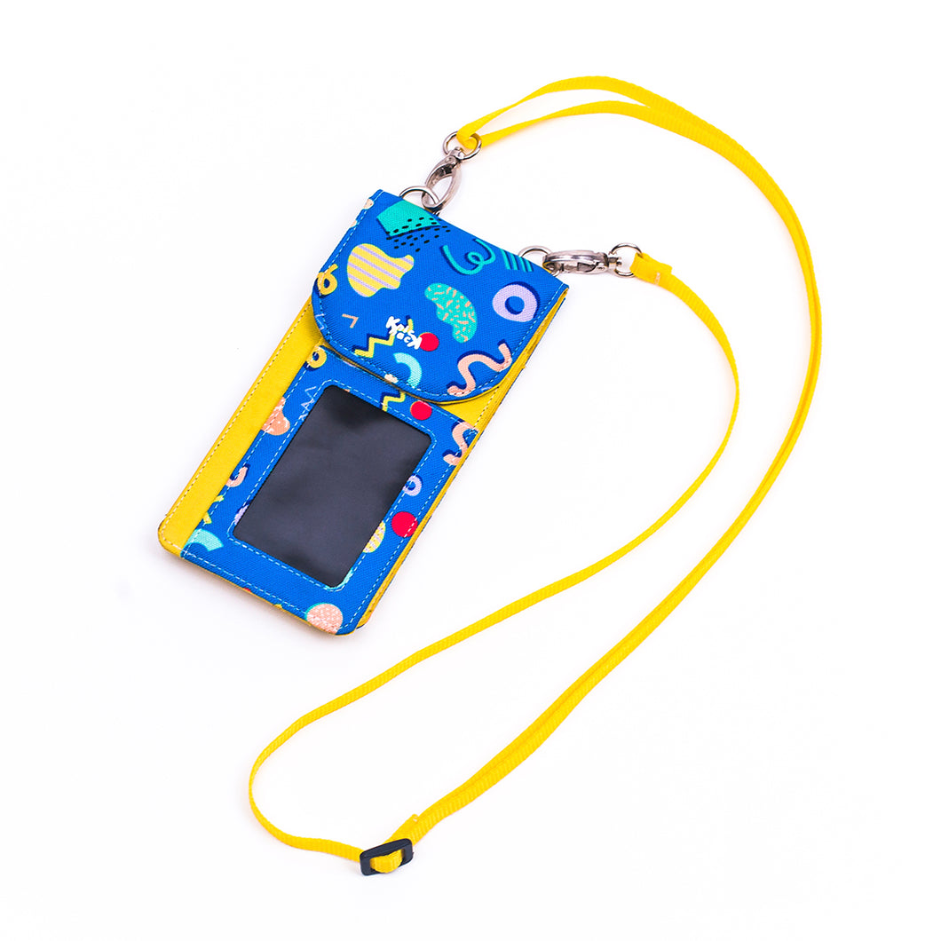 Dompet Telefon Memphis Biru