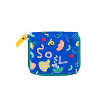 Muatkan imej ke dalam penonton Galeri, Dompet Zip Biru Memphis
