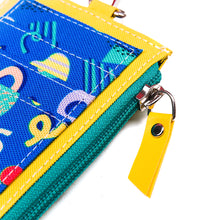 Muatkan imej ke dalam penonton Galeri, Dompet Kad Id Zip Memphis Biru
