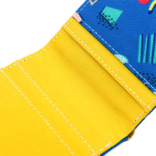 Muatkan imej ke dalam penonton Galeri, Dompet Kad Id Dwilipat Memphis Biru
