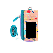 Muatkan imej ke dalam penonton Galeri, Zip Kad ID Dompet Memphis Cream
