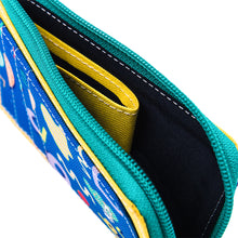 Muatkan imej ke dalam penonton Galeri, Dompet Kad Id Zip Memphis Biru
