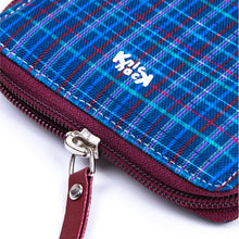 Muatkan imej ke dalam penonton Galeri, Dompet Berzip Biru Maroon
