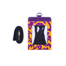 Muatkan imej ke dalam penonton Galeri, Dompet Kad Pengenalan Dwilipat SMF Ungu Kuning
