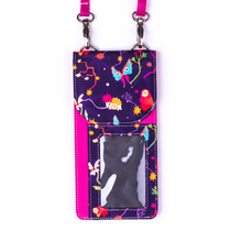 Muatkan imej ke dalam penonton Galeri, Dompet Telefon Bloem Pink Ungu
