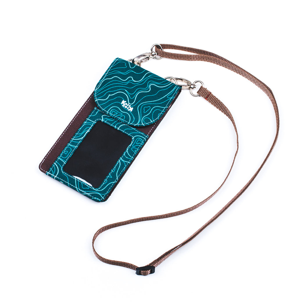 Kontur Dompet Telefon Hijau