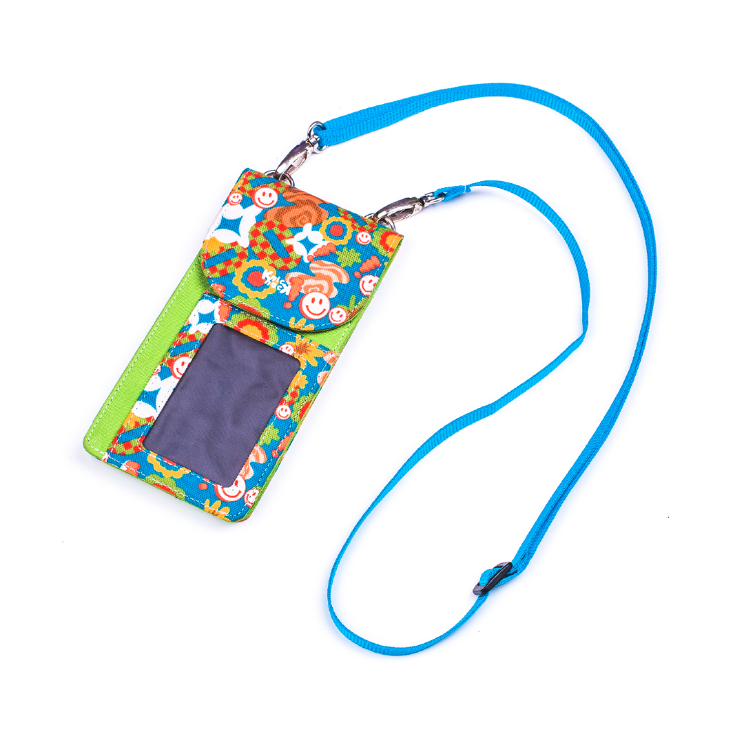 Dompet Telefon SMF Biru Hijau