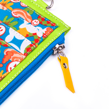 Muatkan imej ke dalam penonton Galeri, SMF Biru Hijau Zip Kad ID Dompet
